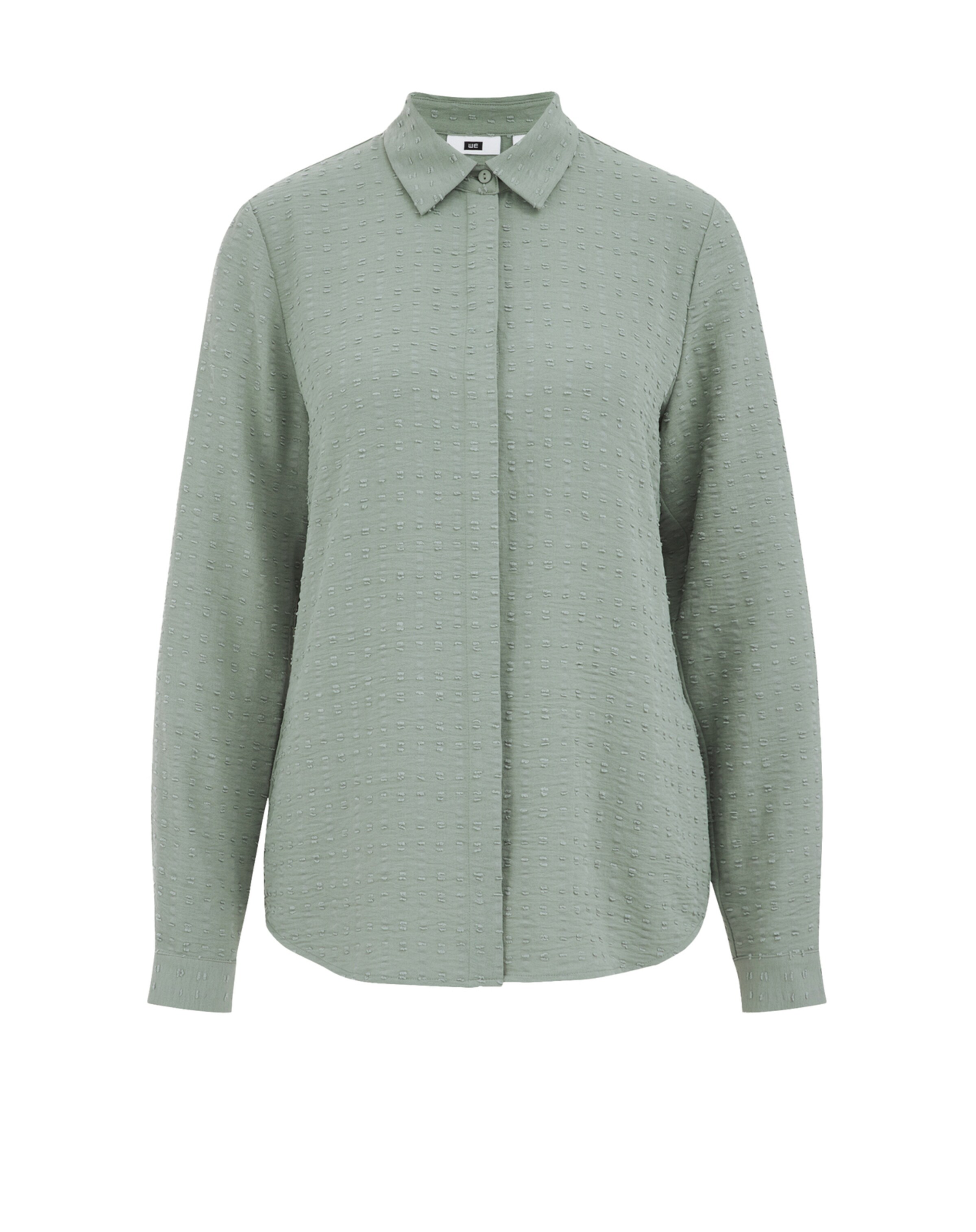 WE Fashion Блуза в зелено: отпред