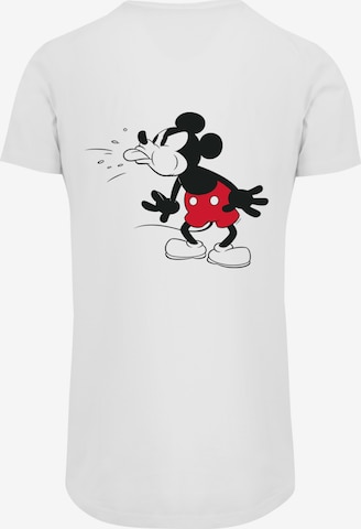 T-Shirt 'Disney Mickey Mouse Tongue' F4NT4STIC en blanc