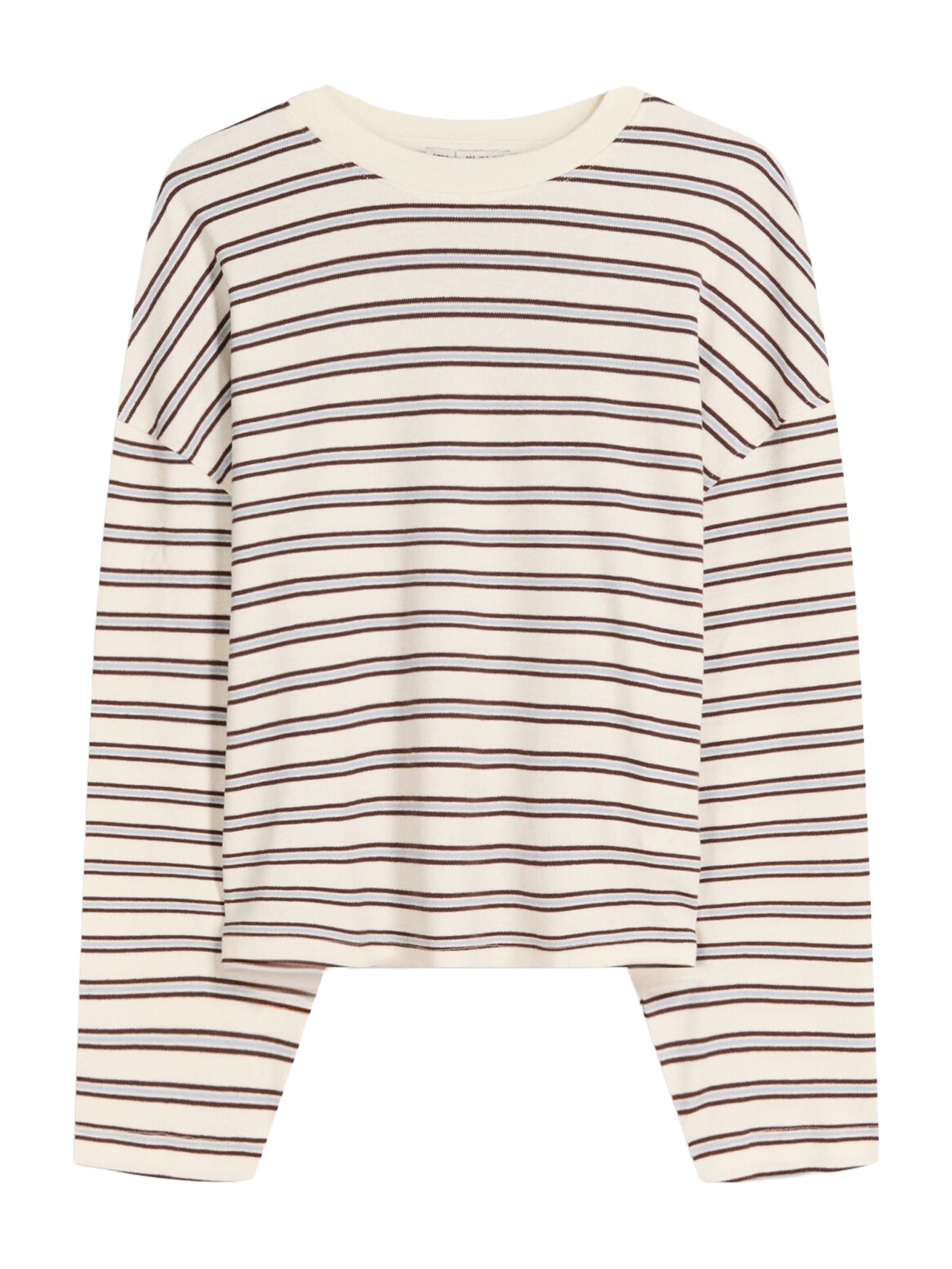 Bershka Tričko – béžová: přední strana