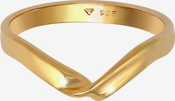 ELLI Ring Knoten, Organic in Gold