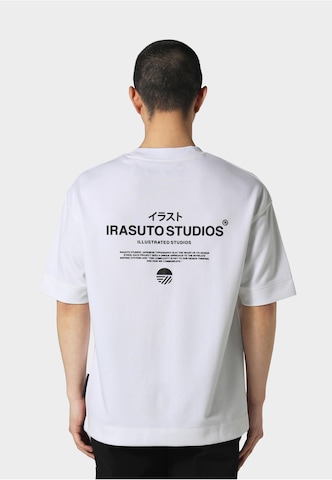 Irasuto Studios Koszulka 'Tanjun' w kolorze biały: przód