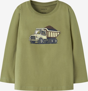 NAME IT Shirt 'NMMVUX' in Grün: Vorderseite
