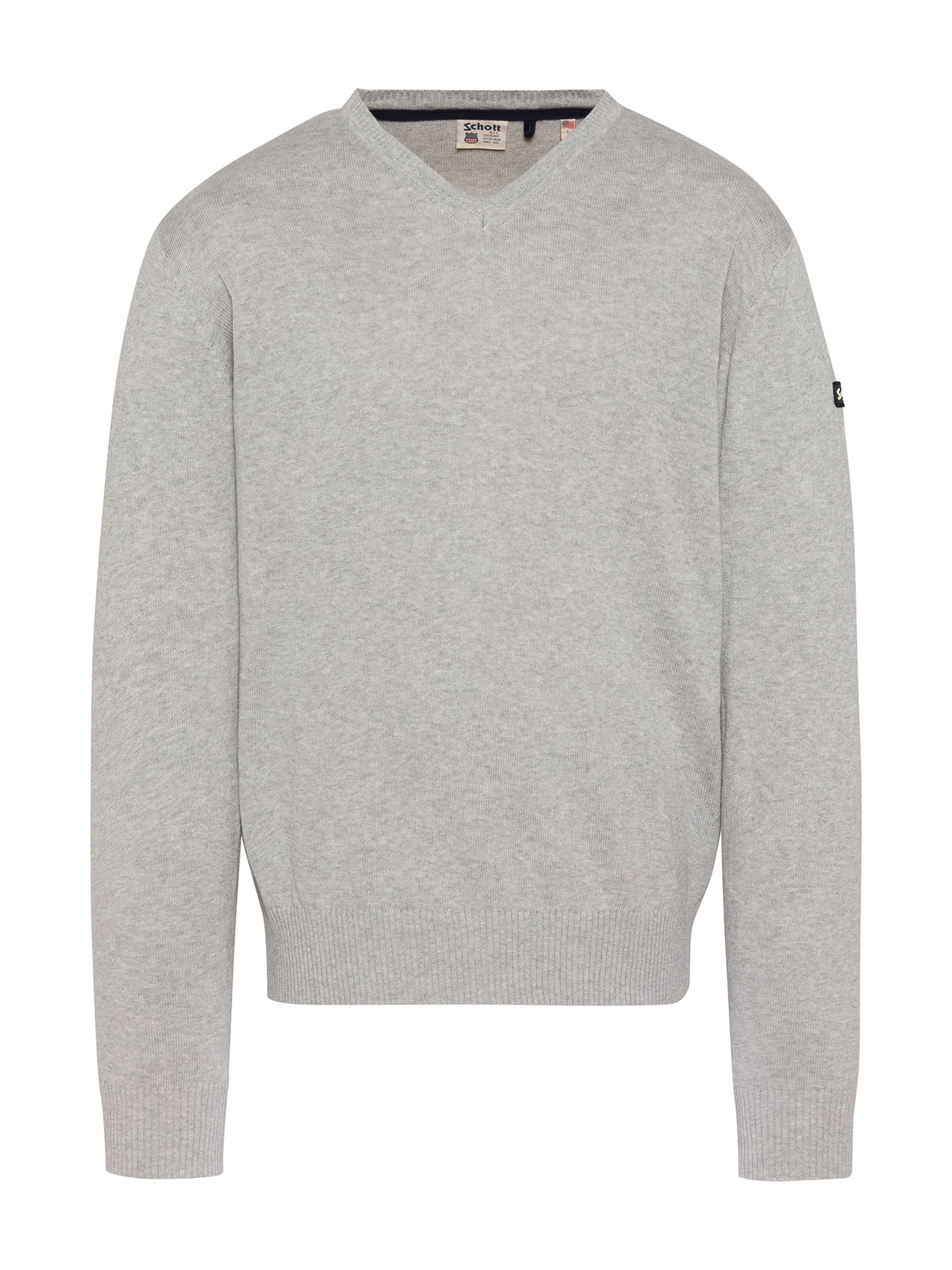 Pull-over Schott NYC en gris : devant