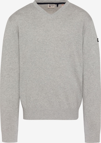 Pull-over Schott NYC en gris : devant