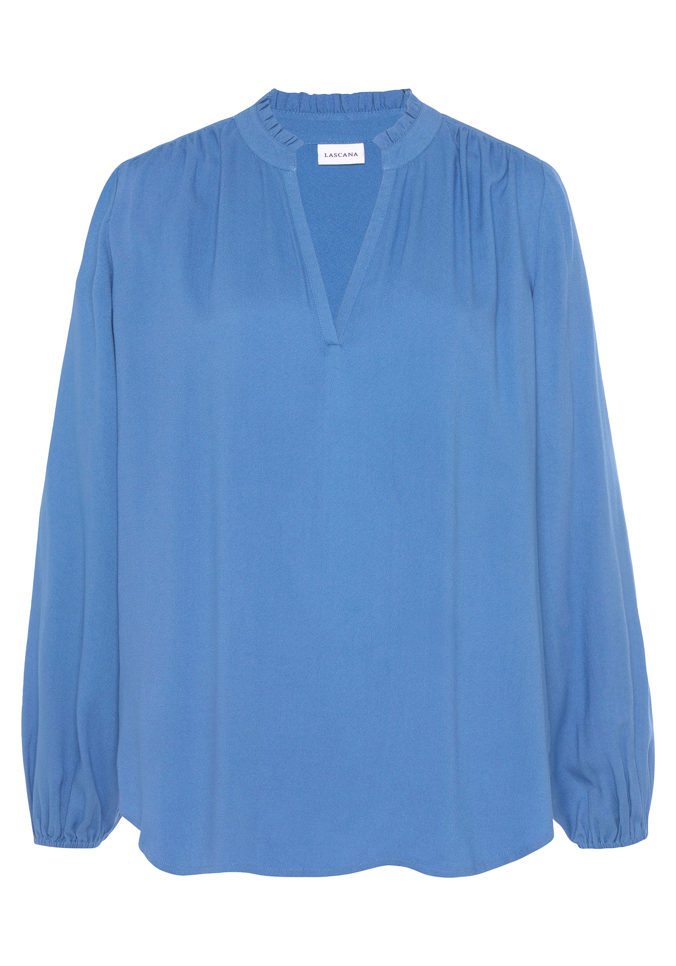 LASCANA Blouse in Blue: front