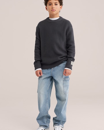 Pull-over WE Fashion en gris