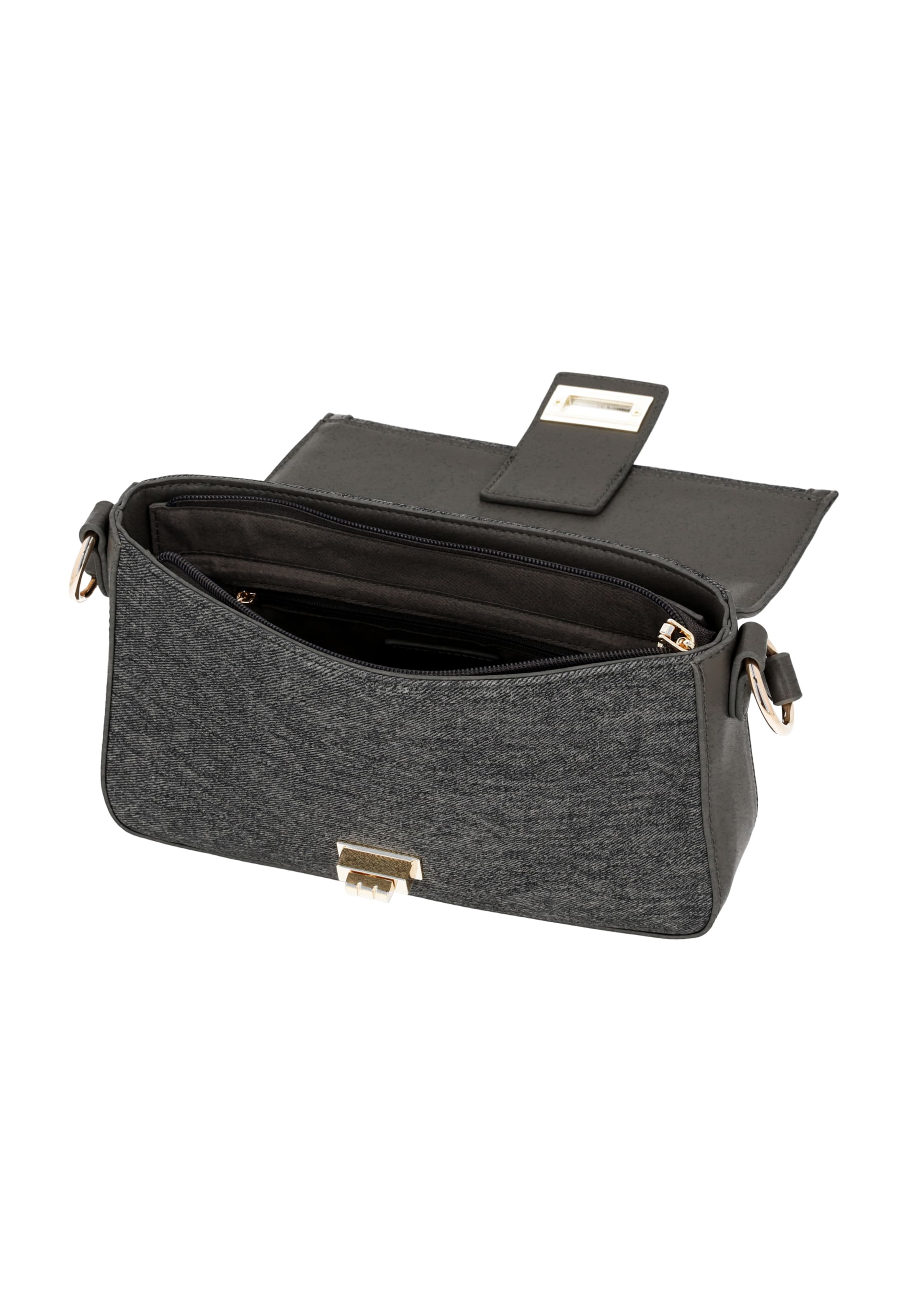 faina Τσάντα ώμου σε μαύρο