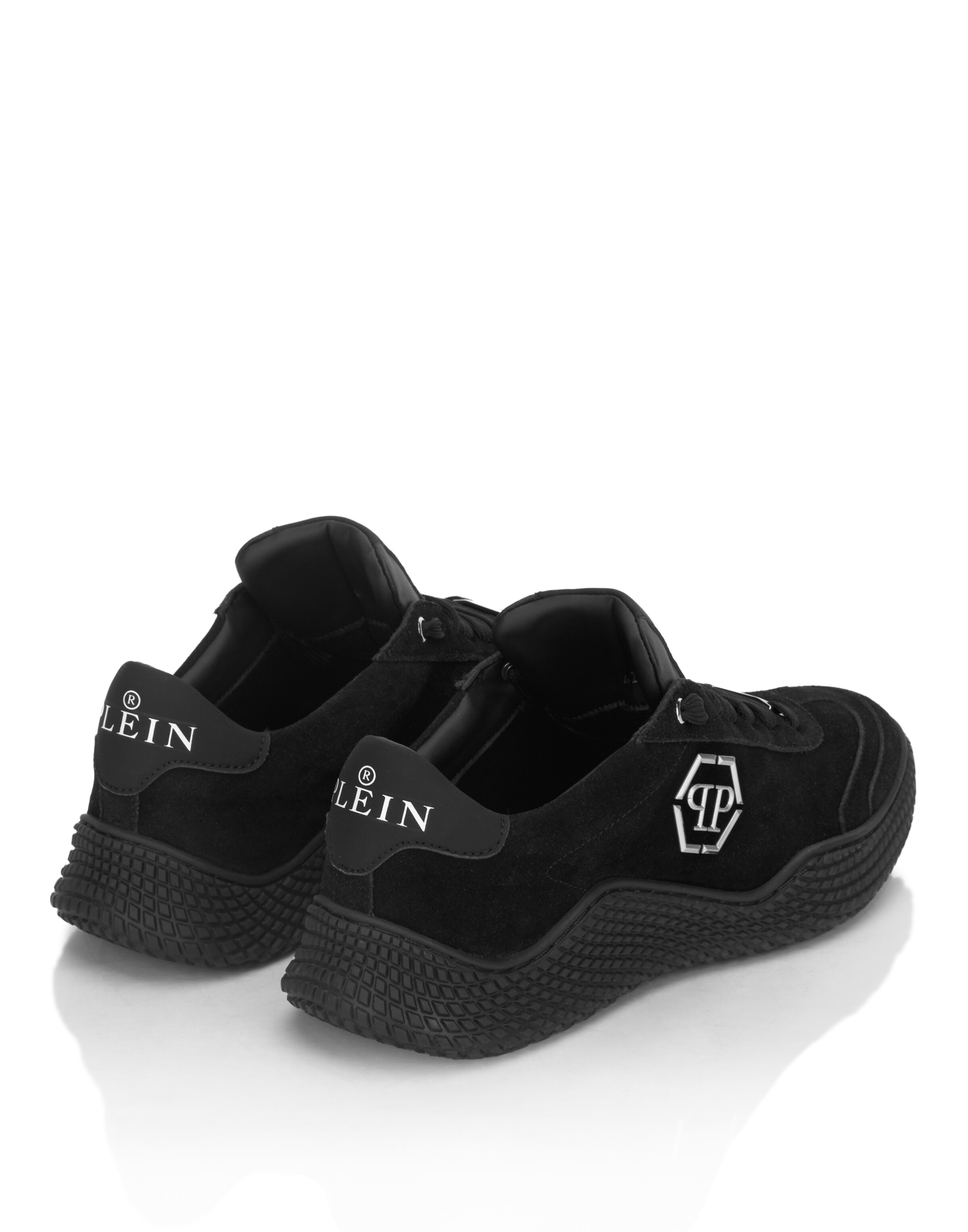 Baskets basses 'Hexagon' Philipp Plein en noir