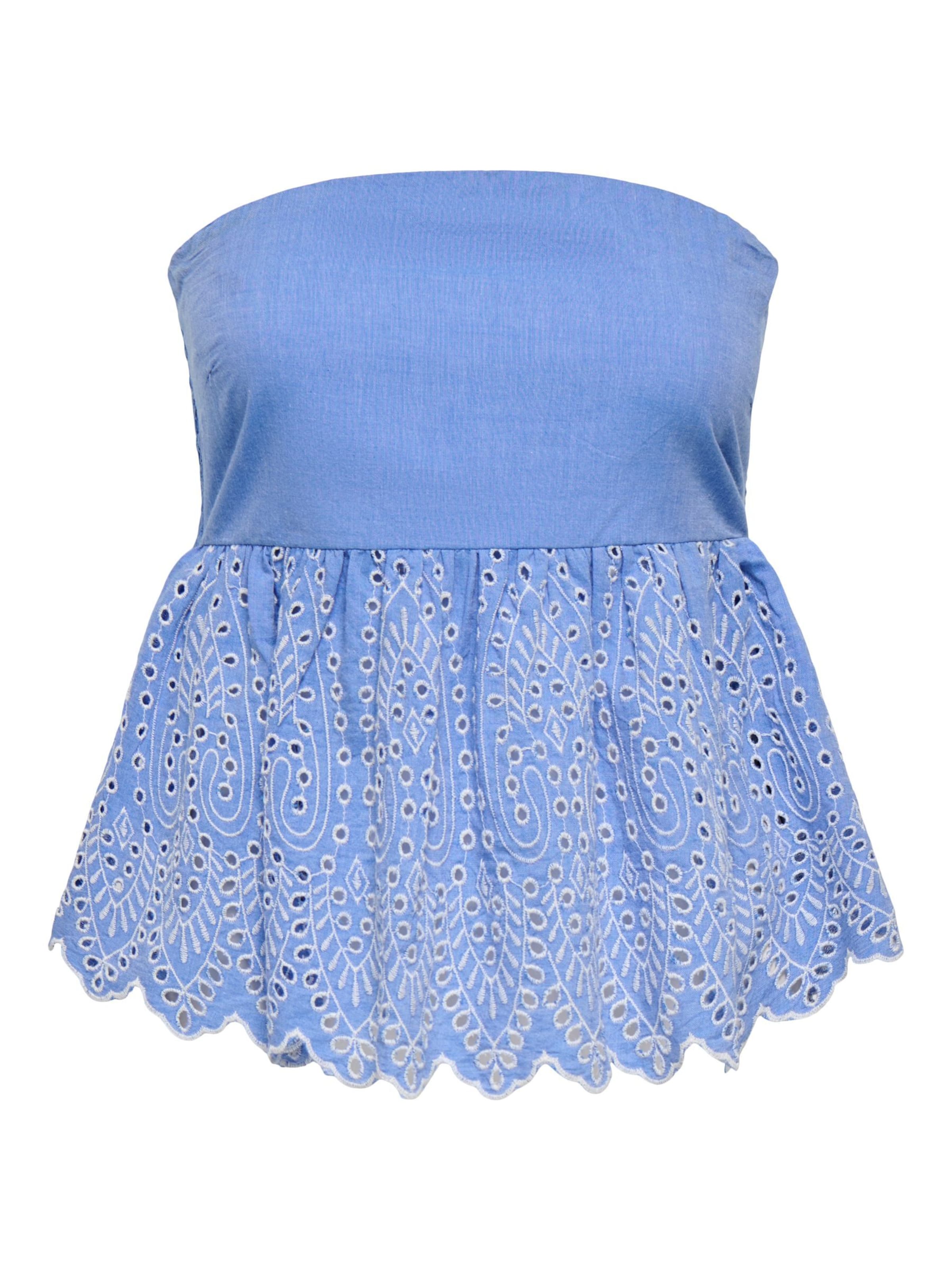 ONLY Haut 'ONLTulum' en bleu, Vue avec produit