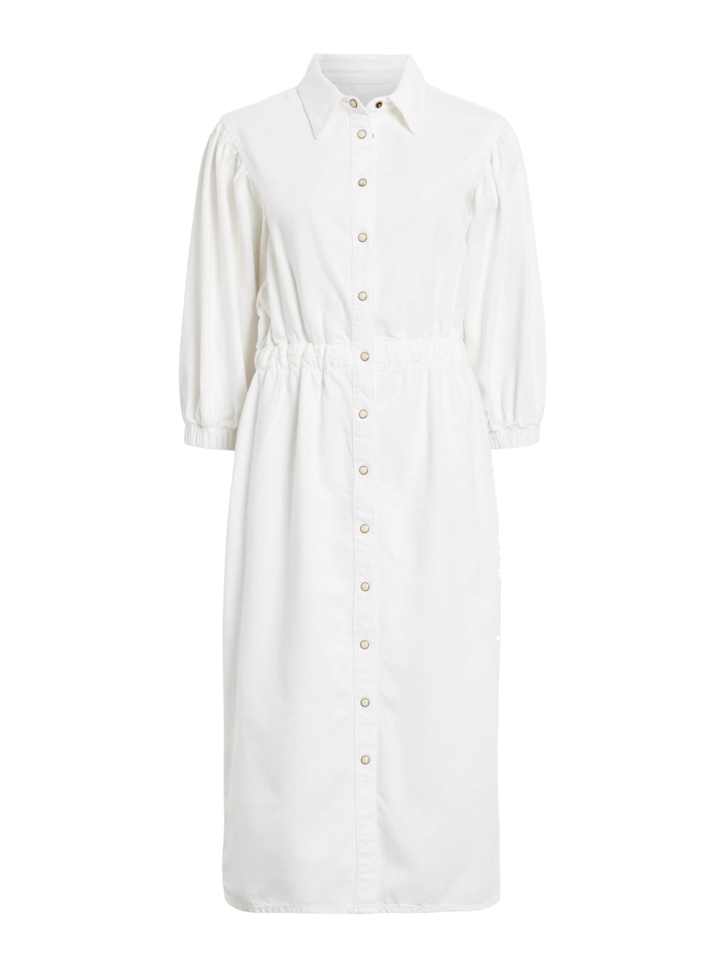 Robe-chemise 'OSA' AllSaints en blanc : devant