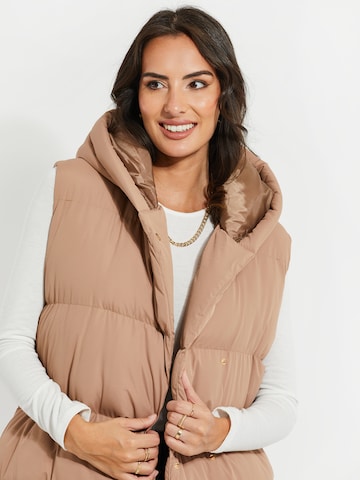 Threadbare Bodywarmer 'Viktoria' in Bruin