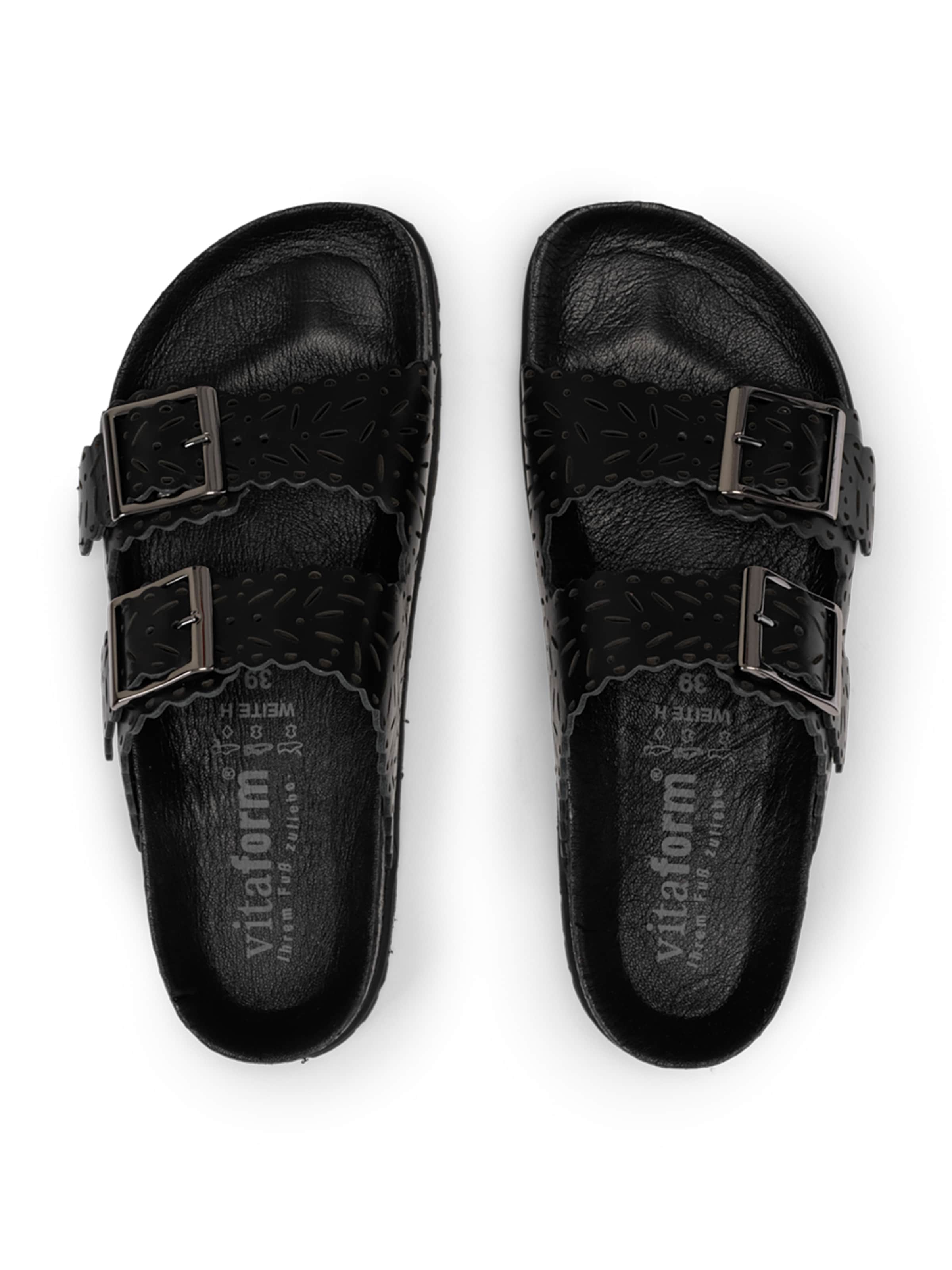 VITAFORM Pantolette in Schwarz