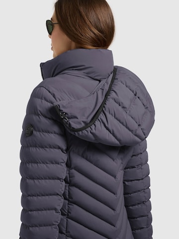 khujo - Sobretudo de inverno 'BRIGETT' em roxo: atrás