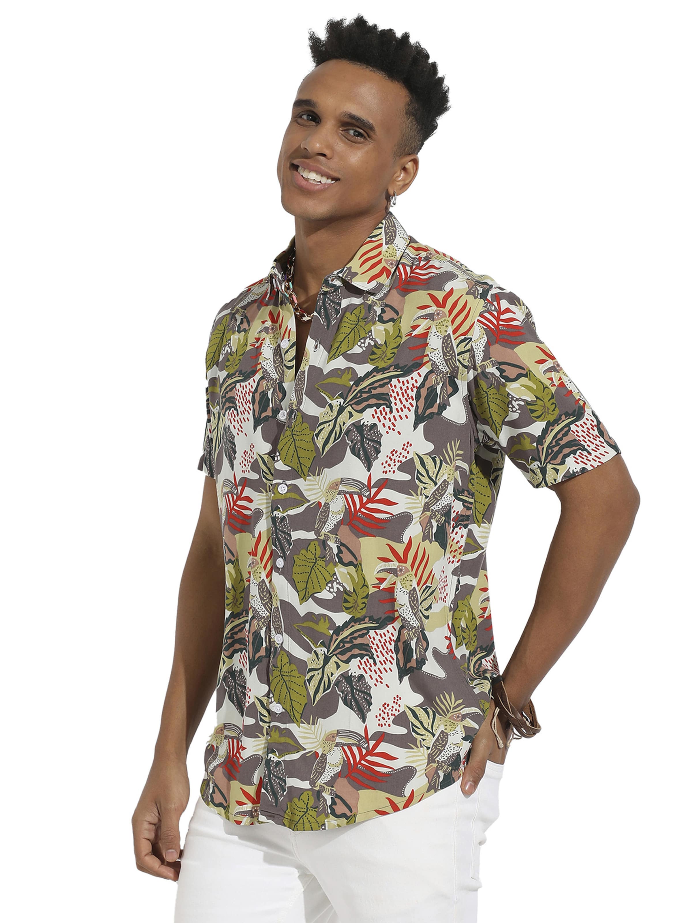 Campus Sutra Tavaline suurus Triiksärk 'Hudson', värv segavärvid