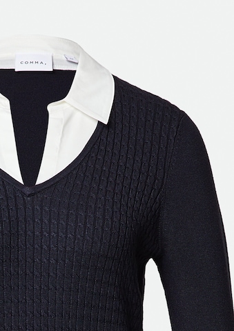 Pull-over COMMA en bleu