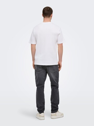 Only & Sons Tapered Jeans 'ONSYOKE' in Zwart