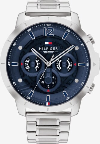 sidabrinė TOMMY HILFIGER Analoginis (įprasto dizaino) laikrodis