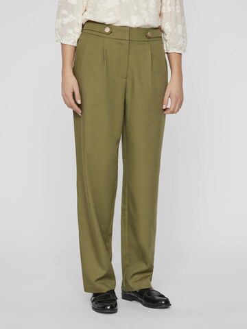 Regular Pantalon VILA en vert : devant