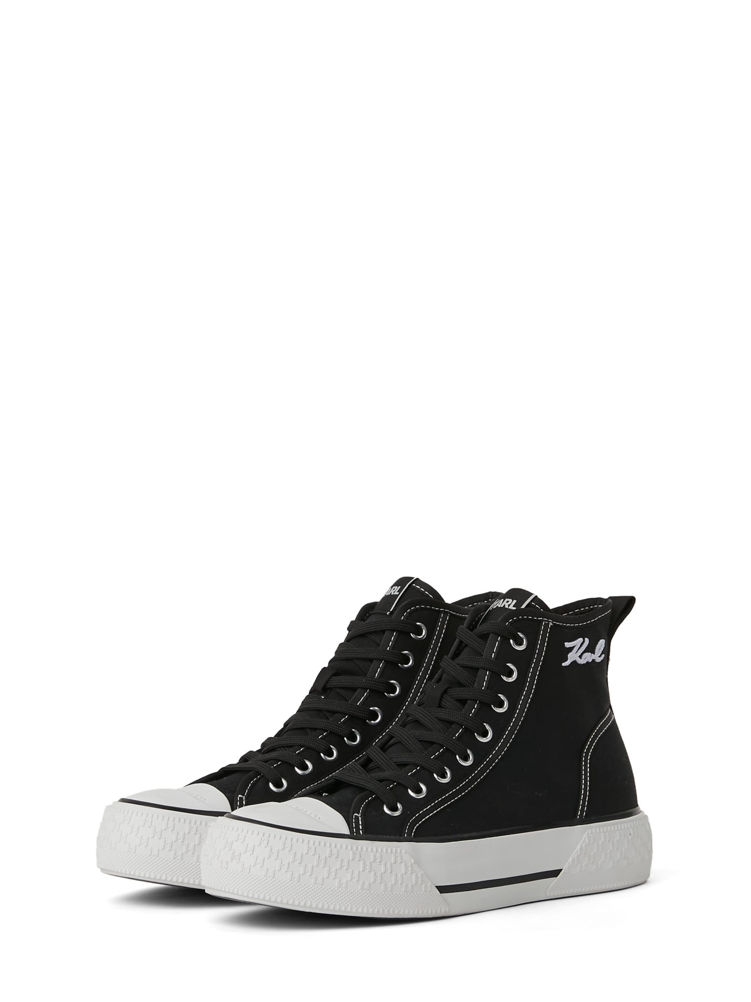 Karl Lagerfeld Кроссовки на платформе 'Kampus Max III' в Черный