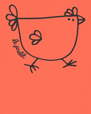watabout.kids Shirt 'Le Poulet - Das Huhn' in Oranje