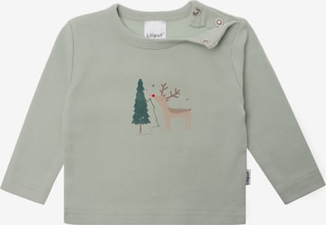 LILIPUT Shirt 'Let the cozy season begin' in Green: front