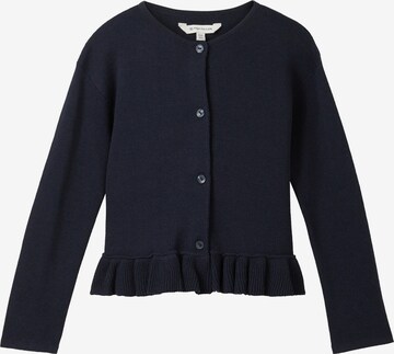 Cardigan TOM TAILOR en bleu : devant