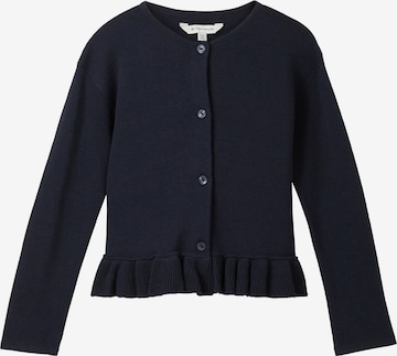 TOM TAILOR Knit Cardigan in Blue: front