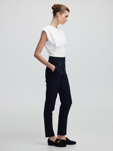 Ipekyol Regular Broek in Blauw