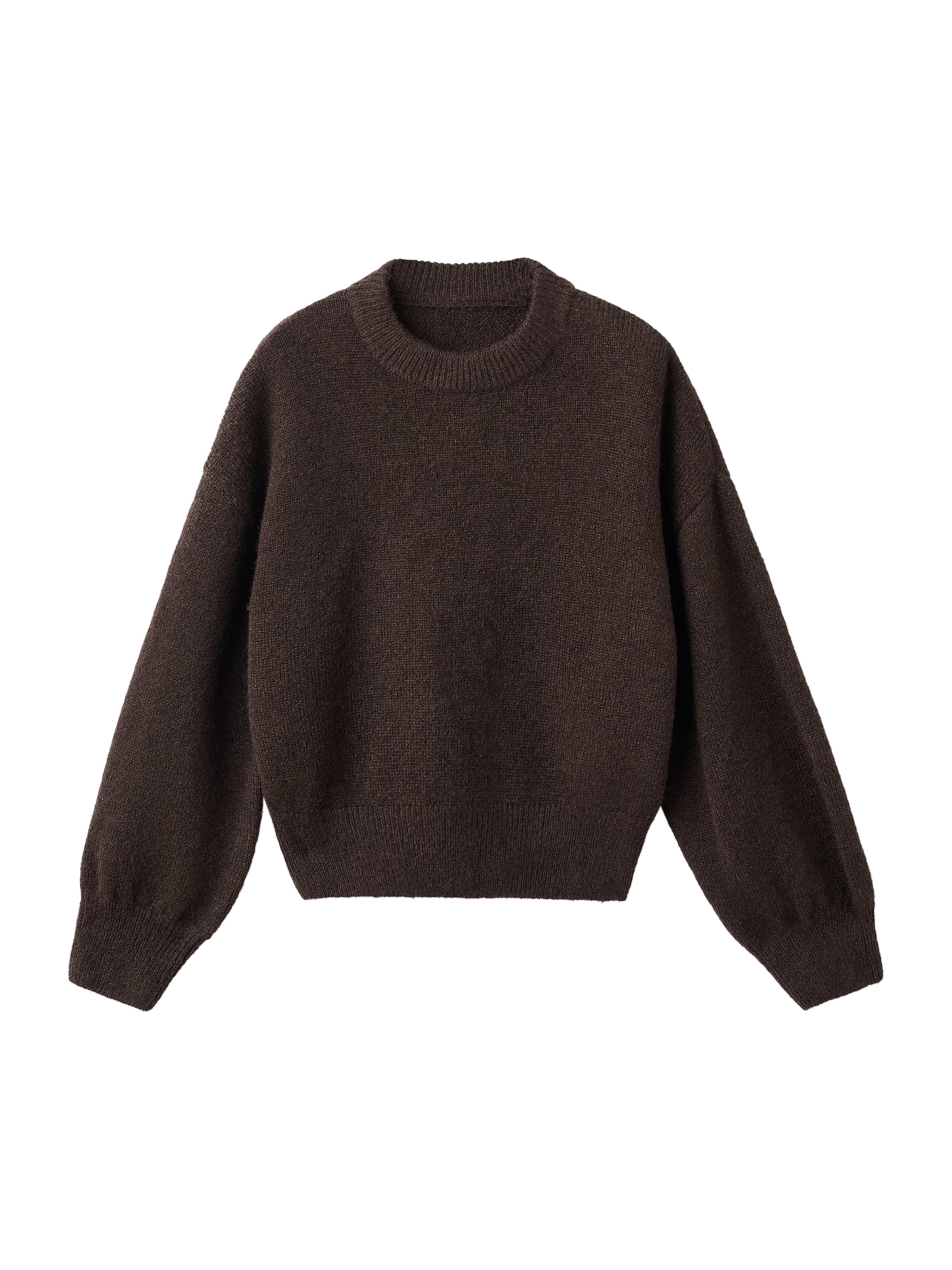 MANGO Pullover 'ALPI' in Braun: Vorderseite