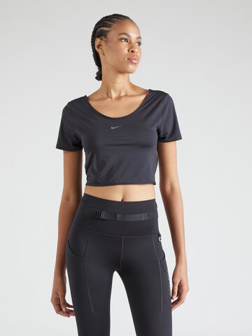 NIKE Funktionsshirt 'One Classic' in Schwarz: predná strana