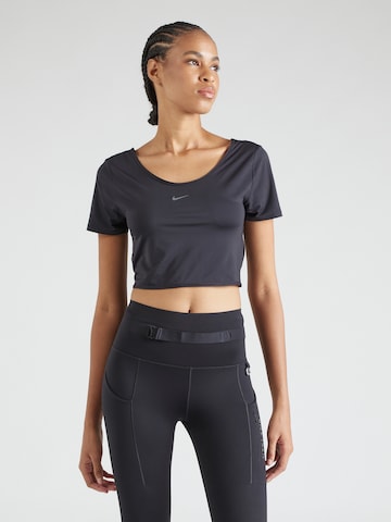 T-shirt fonctionnel 'One Classic' NIKE en noir : devant