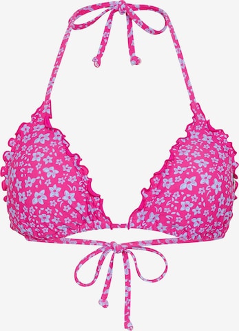CHIEMSEE Triangel Bikinitop in Pink: predná strana