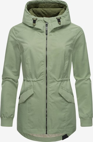 Ragwear Функциональная куртка 'Dowey' в Зеленый: спереди