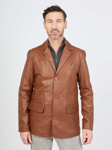 JCC Tussenjas 'Armando' in Bruin: voorkant