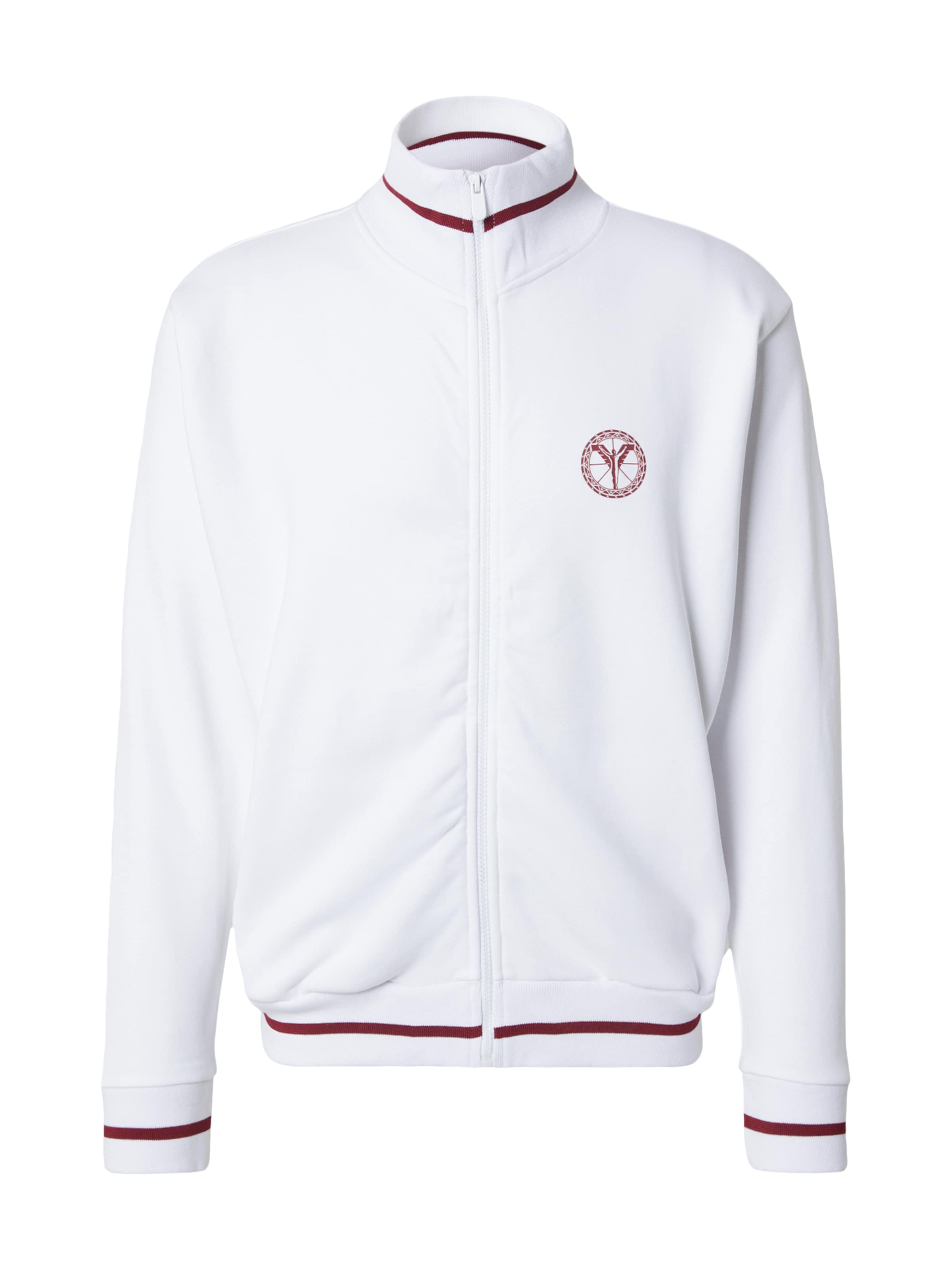 Carlo Colucci Sweatjacka i vit: framsida