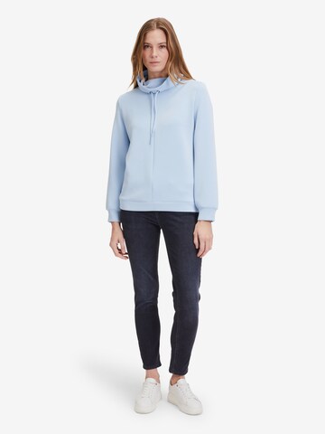 Betty & Co Sweatpullover mit Kragen in Blau