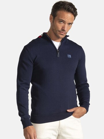 Pull-over Jacey Quinn en bleu : devant