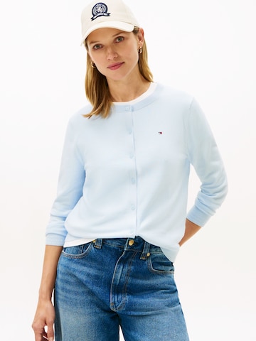 TOMMY HILFIGER Knit cardigan in Blue: front