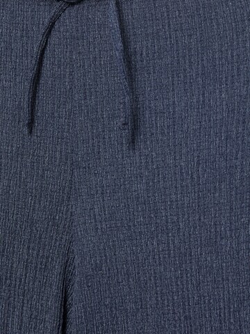 Pull&Bear Široký strih Nohavice - Modrá