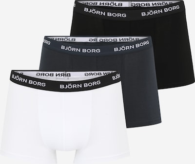 BJÖRN BORG Bokserishortsit koossa S värissä laivastonsininen / musta / valkoinen, Tuotenäkymä