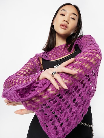 Nasty Gal Sweater in Purple