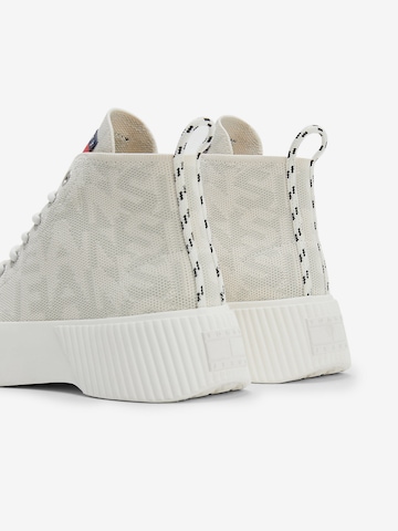 Tommy Jeans High-Top Sneakers in Beige