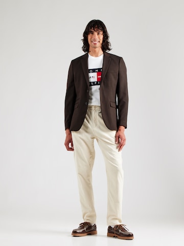 Tommy Jeans Tapered Hose 'ISAAC' in Beige