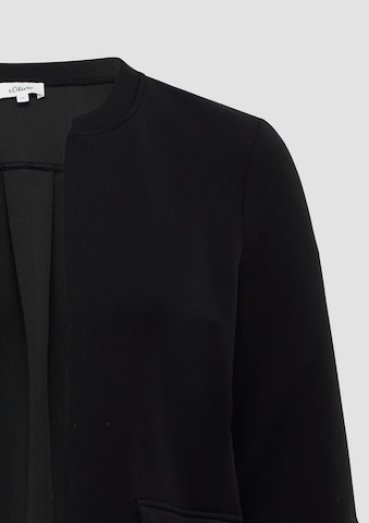 Veste de survêtement s.Oliver en noir