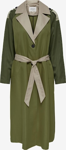 ONLY Демисезонное пальто в Зеленый: спереди