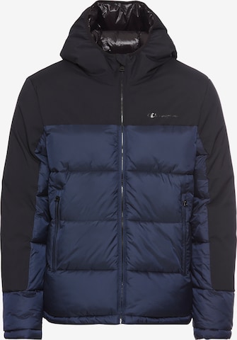 Champion Authentic Athletic Apparel Winter Jacket in Blue: front