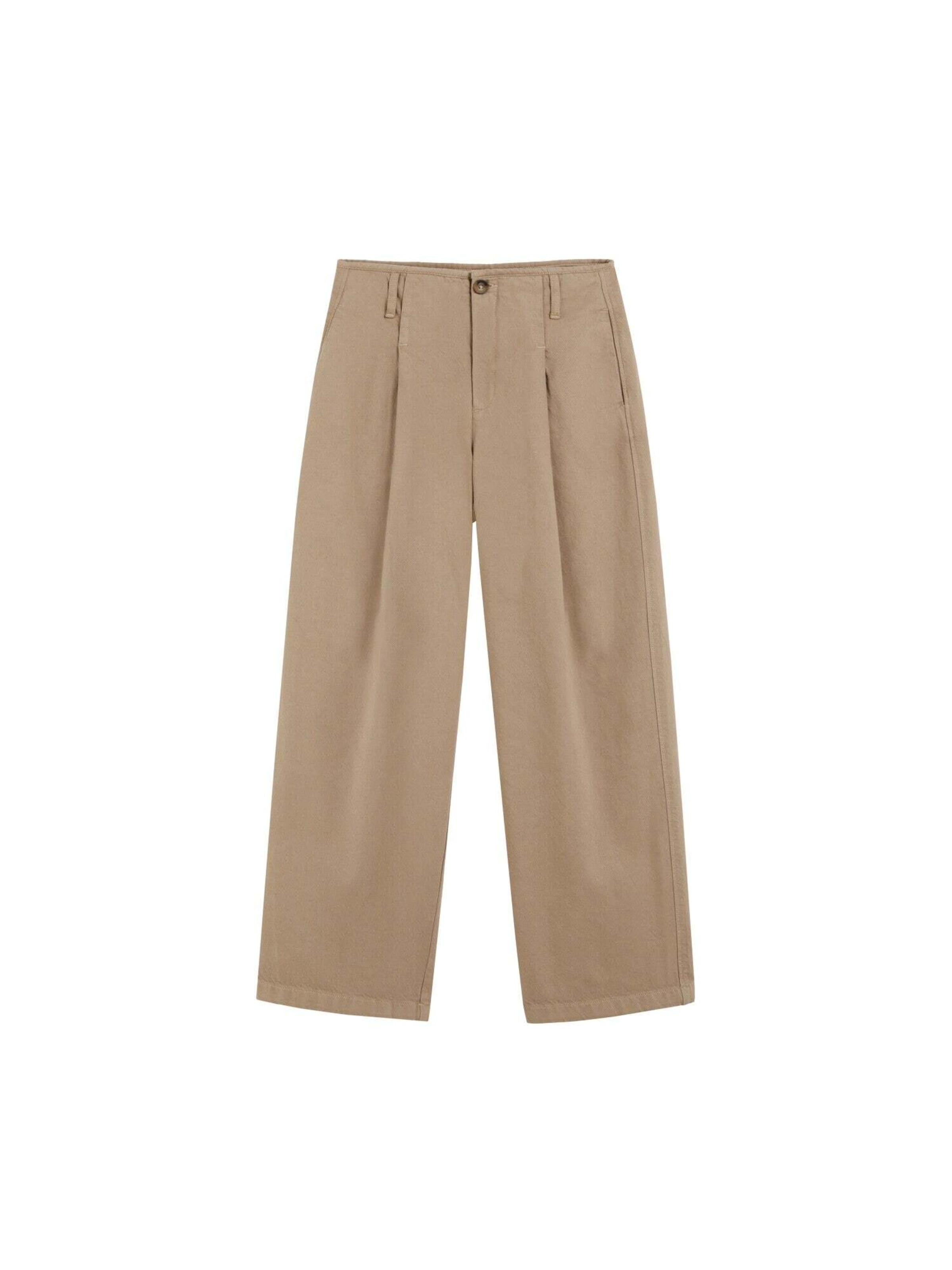 Largi Pantaloni cutați de la Scalpers pe bej: față