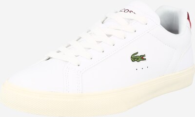 LACOSTE Sneaker 'Lerond' in grün / rot / bordeaux / weiß, Produktansicht