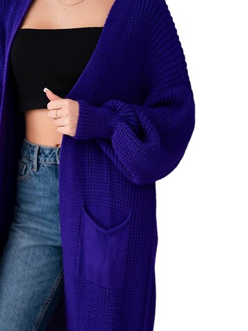 Lumera Kardigan 'Rubis' – fialová
