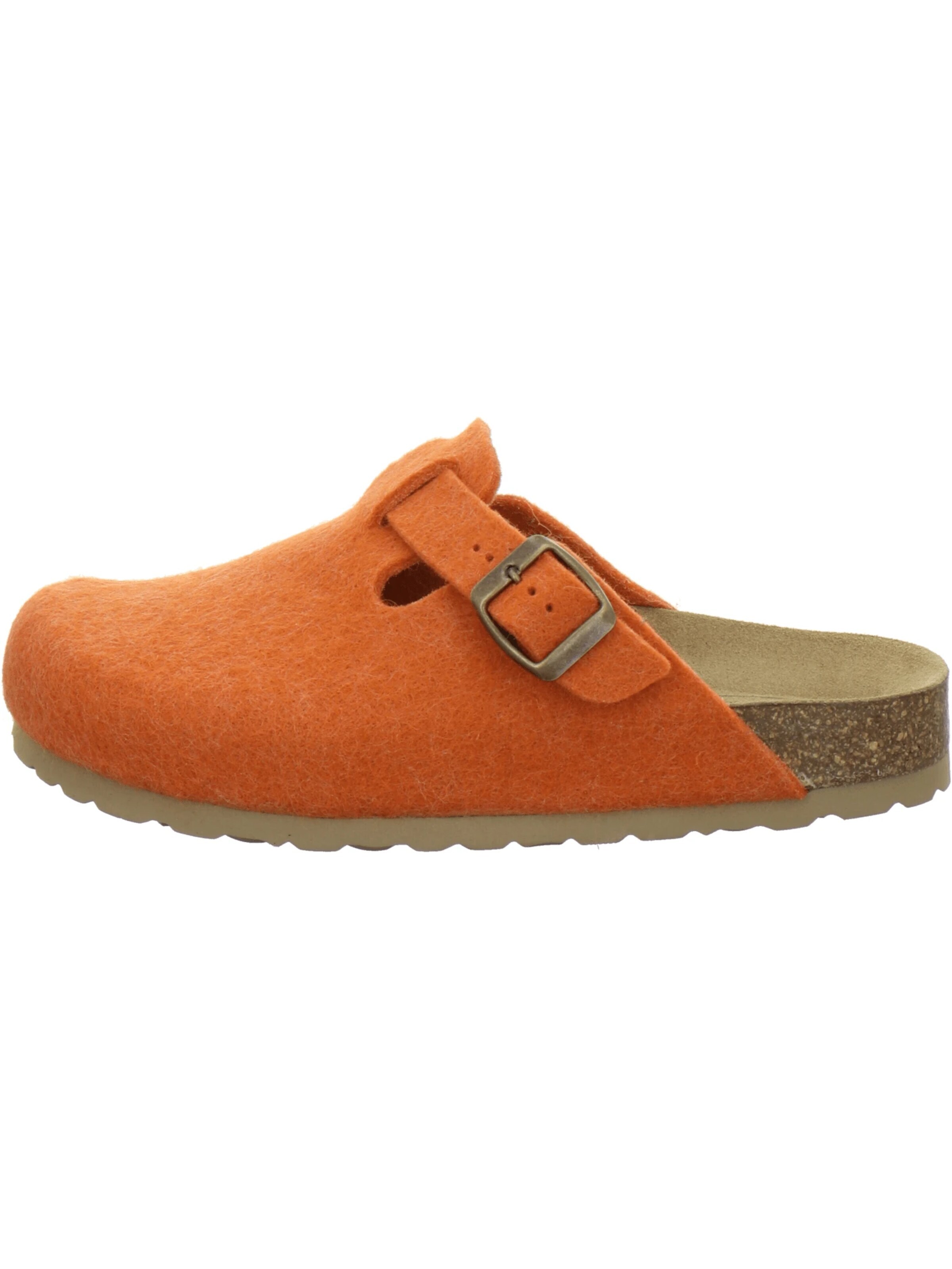 AFS-Schuhe - Zapatillas de casa 'Hausschuhe Damen Filz orange' en naranja